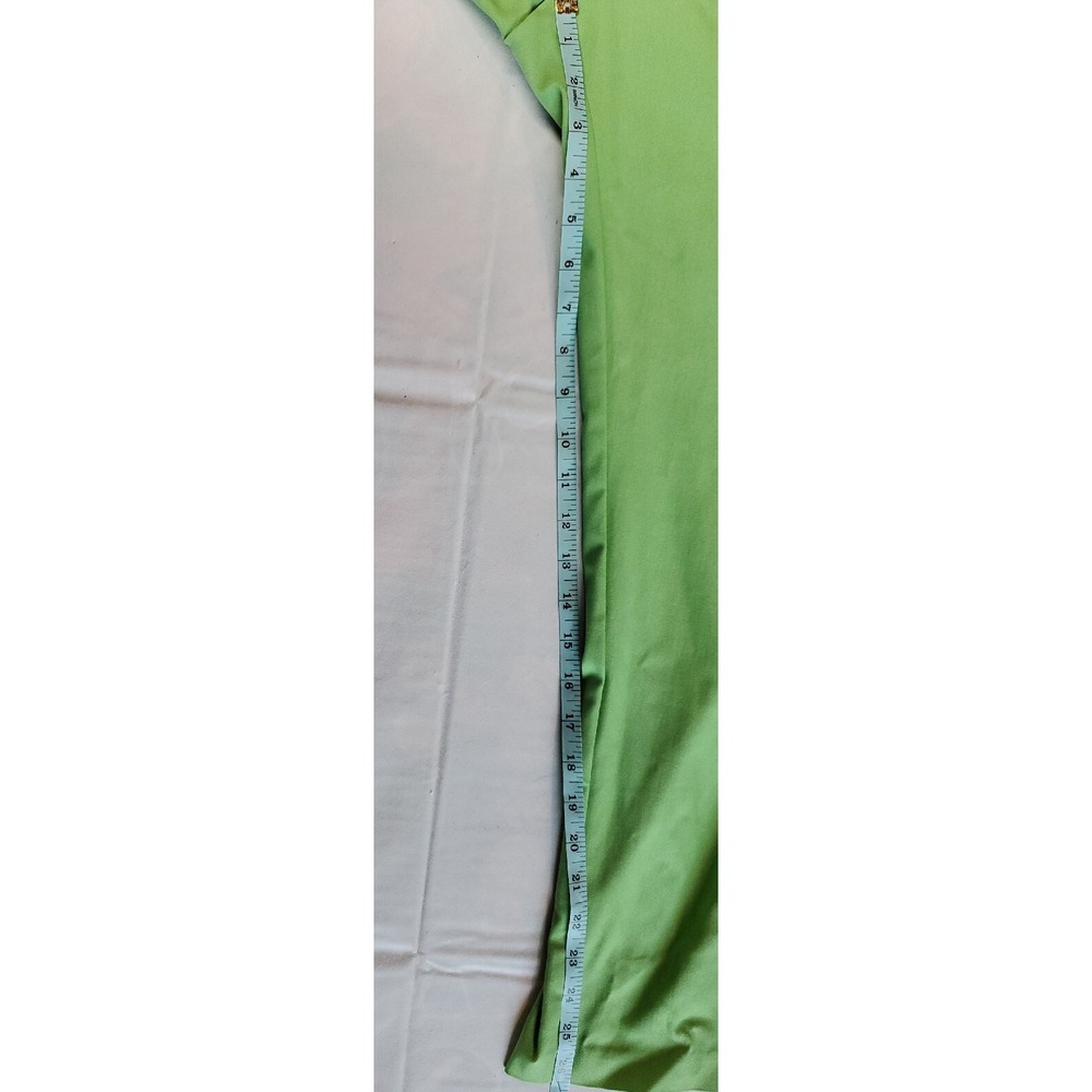 Lime Green Pant Suit With Embroid Trim. Stunning! Women's M, Wedding - Picture 10 of 10